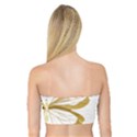 Simulated Gold Leaf Gilded Butterfly Bandeau Top View2