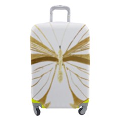 Simulated Gold Leaf Gilded Butterfly Luggage Cover (small) by essentialimage