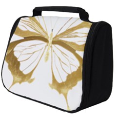 Simulated Gold Leaf Gilded Butterfly Full Print Travel Pouch (big) by essentialimage