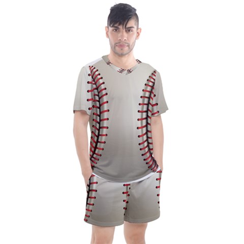 Baseball Men s Mesh T-shirt And Shorts Set by Ket1n9