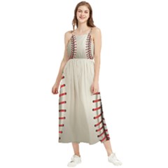 Baseball Boho Sleeveless Summer Dress by Ket1n9