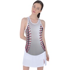 Baseball Racer Back Mesh Tank Top by Ket1n9