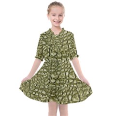 Aligator Skin Kids  All Frills Chiffon Dress by Ket1n9