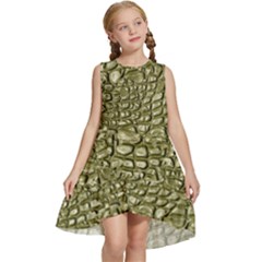 Aligator Skin Kids  Frill Swing Dress by Ket1n9