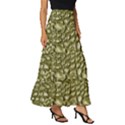 Aligator Skin Tiered Ruffle Maxi Skirt View3