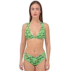 Alien Pattern- Double Strap Halter Bikini Set by Ket1n9