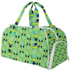 Alien Pattern- Burner Gym Duffel Bag by Ket1n9