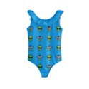 Alien Pattern Kids  Frill Swimsuit View1