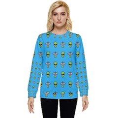 Alien Pattern Hidden Pocket Sweatshirt by Ket1n9