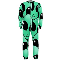 Art Alien Pattern Onepiece Jumpsuit (men) by Ket1n9