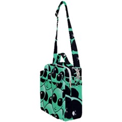 Art Alien Pattern Crossbody Day Bag by Ket1n9