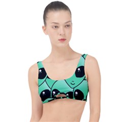 Art Alien Pattern The Little Details Bikini Top by Ket1n9