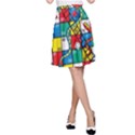 Snakes And Ladders A-Line Skirt View1