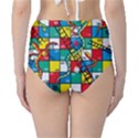 Snakes And Ladders Classic High-Waist Bikini Bottoms View2