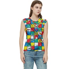 Snakes And Ladders Women s Raglan Cap Sleeve T-shirt by Ket1n9