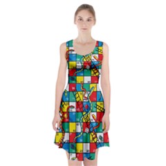 Snakes And Ladders Racerback Midi Dress by Ket1n9