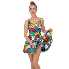 Snakes And Ladders Inside Out Casual Dress by Ket1n9