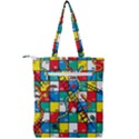 Snakes And Ladders Double Zip Up Tote Bag View2