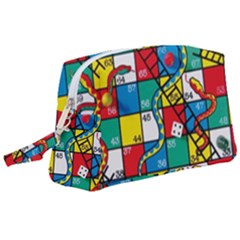 Snakes And Ladders Wristlet Pouch Bag (large) by Ket1n9