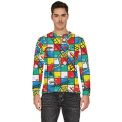 Snakes And Ladders Men s Fleece Sweatshirt by Ket1n9