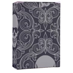 Dark Horror Skulls Pattern Playing Cards Single Design (rectangle) With Custom Box by Ket1n9