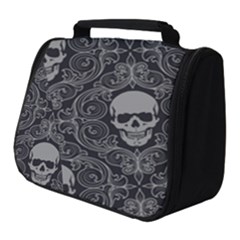 Dark Horror Skulls Pattern Full Print Travel Pouch (small) by Ket1n9