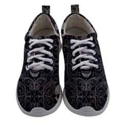 Dark Horror Skulls Pattern Women Athletic Shoes by Ket1n9