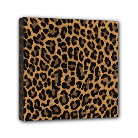 Tiger Skin Art Pattern Mini Canvas 6  X 6  (stretched) by Ket1n9