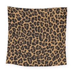 Tiger Skin Art Pattern Square Tapestry (large) by Ket1n9