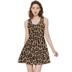 Tiger Skin Art Pattern Inside Out Reversible Sleeveless Dress by Ket1n9