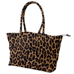 Tiger Skin Art Pattern Canvas Shoulder Bag by Ket1n9