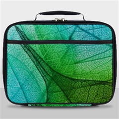 Sunlight Filtering Through Transparent Leaves Green Blue Full Print Lunch Bag by Ket1n9