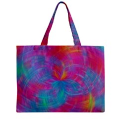 Abstract Fantastic Ractal Gradient Zipper Mini Tote Bag by Ket1n9