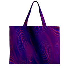 Abstract Fantastic Fractal Gradient Zipper Mini Tote Bag by Ket1n9