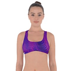 Abstract Fantastic Fractal Gradient Got No Strings Sports Bra by Ket1n9