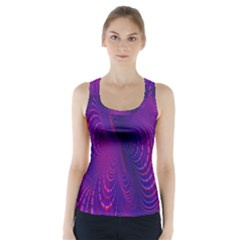 Abstract Fantastic Fractal Gradient Racer Back Sports Top by Ket1n9