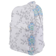 Traditional Art Batik Flower Pattern Classic Backpack by Ket1n9