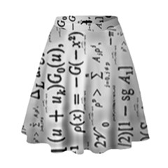 Science Formulas High Waist Skirt by Ket1n9