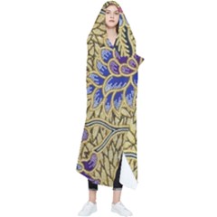 Traditional Art Batik Pattern Wearable Blanket by Ket1n9