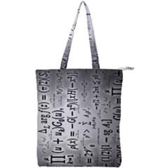 Science Formulas Double Zip Up Tote Bag by Ket1n9