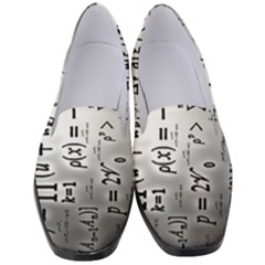 Science Formulas Women s Classic Loafer Heels by Ket1n9