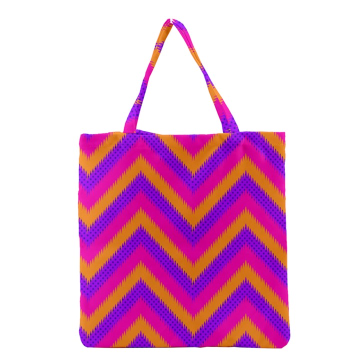 Chevron Grocery Tote Bag