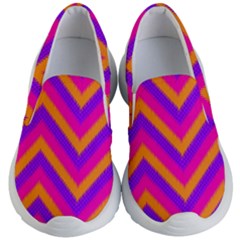 Chevron Kids Lightweight Slip Ons by Ket1n9