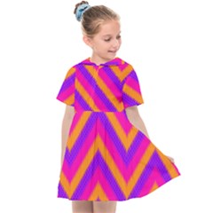 Chevron Kids  Sailor Dress by Ket1n9