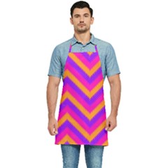 Chevron Kitchen Apron by Ket1n9