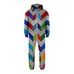 Charming Chevrons Quilt Hooded Jumpsuit (kids)