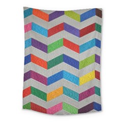 Charming Chevrons Quilt Medium Tapestry by Ket1n9