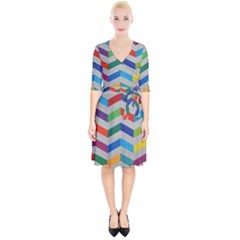 Charming Chevrons Quilt Wrap Up Cocktail Dress by Ket1n9