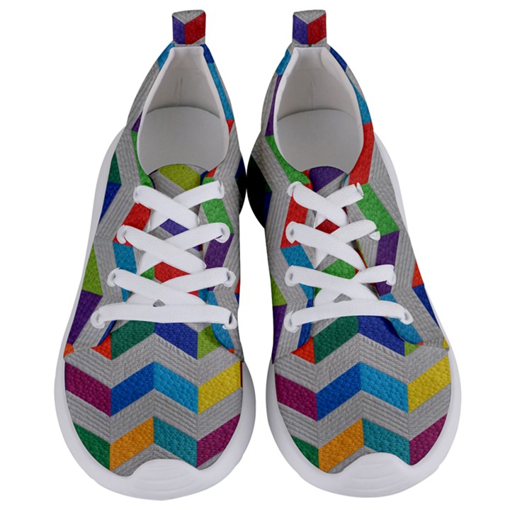 Charming Chevrons Quilt Women s Lightweight Sports Shoes