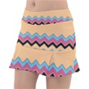 Chevrons Patterns Colorful Stripes Classic Tennis Skirt View1